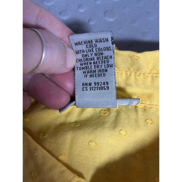 Catherines Women Blouse 2x Top Butter Button Up Vacation Professional Office - Picture 7 of 7